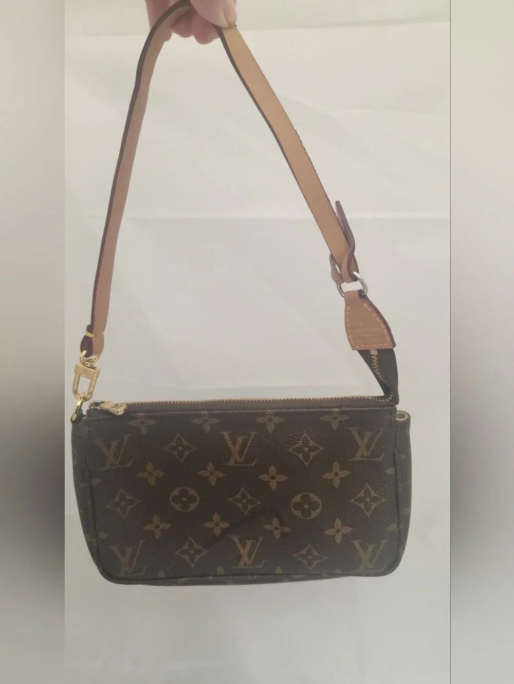 Louis Vuitton Monogram Mini Shoulder Pochette in Brown